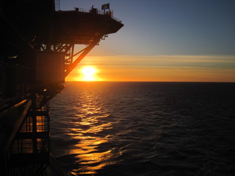 The Prirazlomnaya offshore platform. (Gazprom)