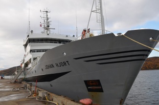 The “Johan Hjort” is one of Norway’s marine research vessels. ( Atle Staalesen / Barents Observer)