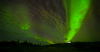 The Northern Lights near the city of Yellowknife in Canada's Northwest Territories. (iStock)