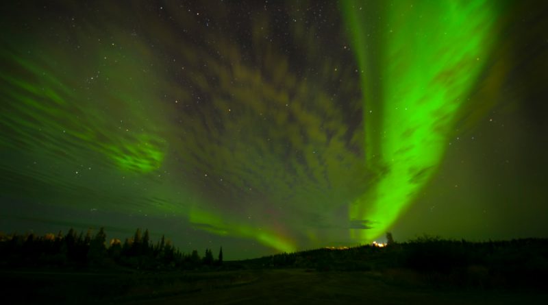 The Northern Lights near the city of Yellowknife in Canada's Northwest Territories. (iStock)