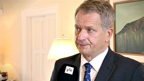 Finland`s President Sauli Niinistö. (Yle)