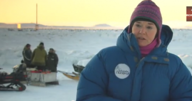 Canadian senator Celine Herviex-Payette in Iqaluit, Nunavut in 2010. (Radio Canada International)