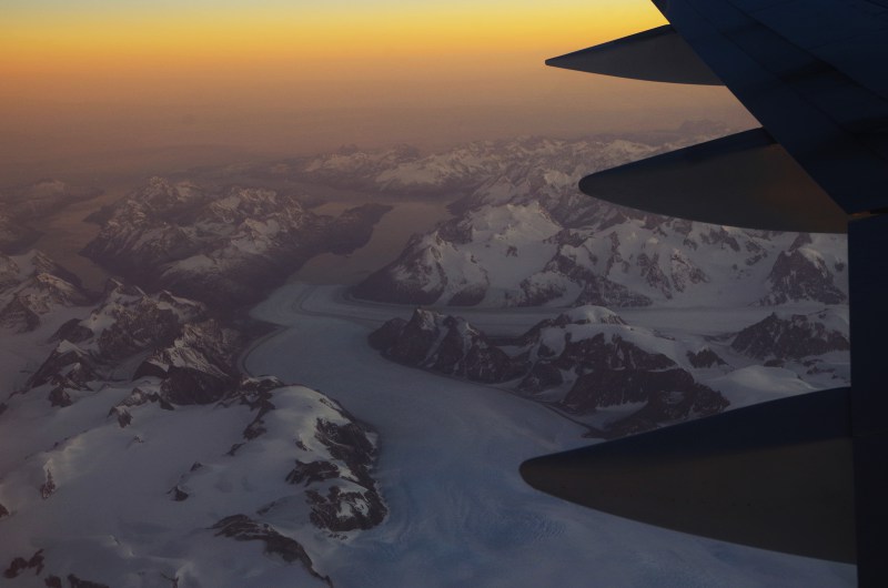 The glaciers of East Greenland flowing out to sea, and to the world beyond. (Mia Bennett)