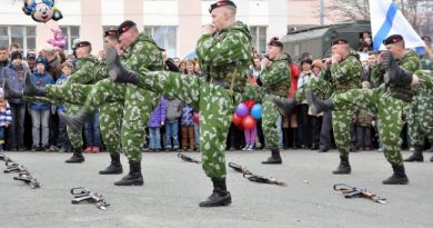 Northern Fleet's naval infantry is located close to Nikel, where this photo was taken on May 9, 2013. (Trude Pettersen/Barents Observer)