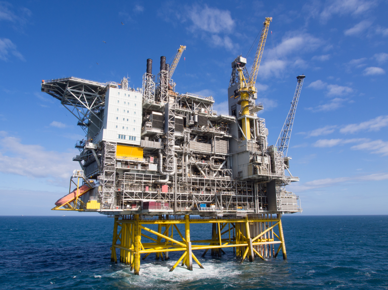 Offshore oil platform. (iStock)