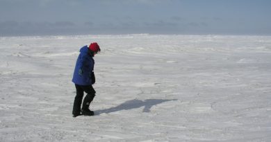 Sea ice can be very thick…even in a warming world (Irene Quaile)