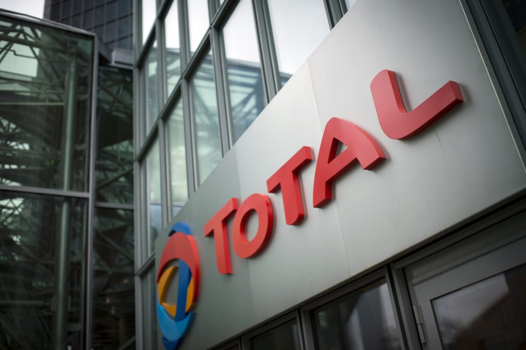 The headquarters of Total, in La Defense business district, near Paris. (Martin Bureau/AFP/Getty Images)