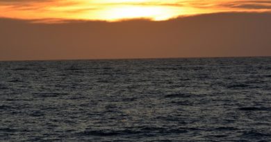 Sunset over the Barents Sea. (Thomas Nilsen/Barents Observer)