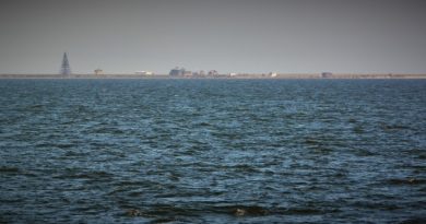 Kara Sea with Beloye Ostrov north of the Yamal Peninsula. (Thomas Nilsen/Barents Observer)