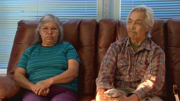 William Michell and Nancy Michel say that government fishing regulations need to be relaxed. 'They're too strict, and they don't want fishermen to make any money.' (CBC)