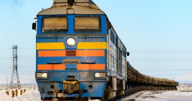 A freight train in Norilsk, Russia. (iStock)