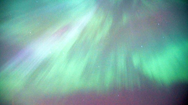 Aurora over Stockholm. (Kris Boswell/Sveriges Radio)