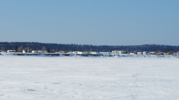 Fort Simpson sits on the banks of the Mackenzie near its confluence with the Liard River. (CBC)