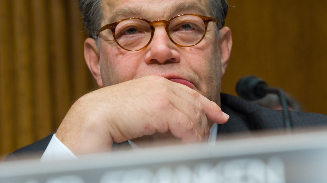Senator Al Franken, pictured here in 2009, finds the whole push for oil development in the Arctic “ironic.” (Saul Loeb / AFP)