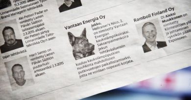 Vantaan Energia took out this ad to publicise its appointment of Jekku, the leak-sniffing dog. (Yle)