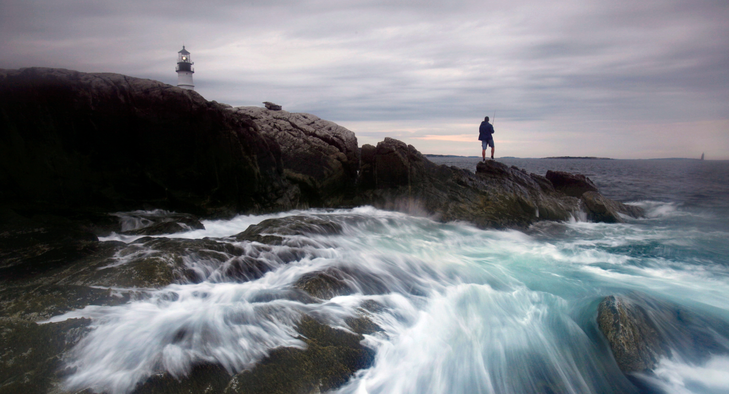 Portland Head Light at Fort Williams Park in Cape Elizabeth, Maine. (Robert F. Bukaty, file/AP)