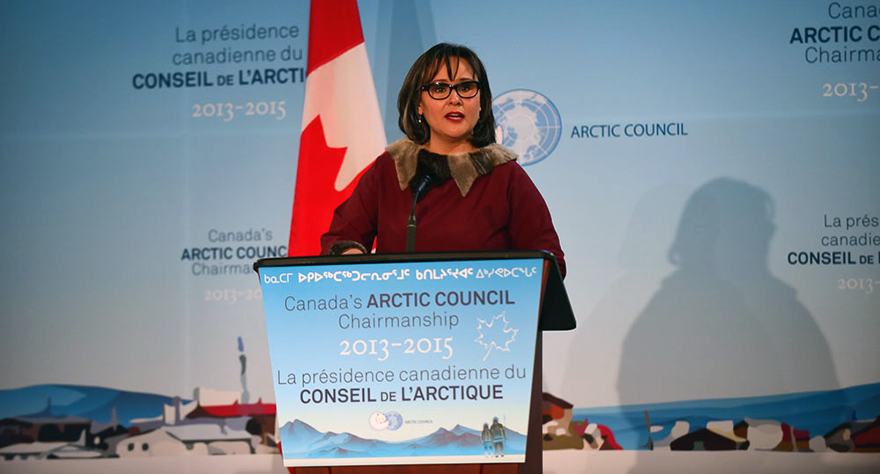 Leona Aglukkaq, Canada's environment minister and minister for the Arctic Council. (Government of Canada)