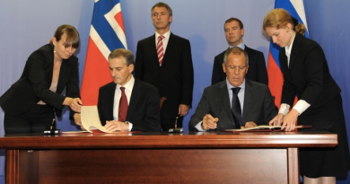 The signing of the delimitation agreement for the Barents Sea in September 2011 boosted optimism about joint Norwegian-Russian energy development in formerly disputed waters. (Jonas Karlsbak/Barents Observer)