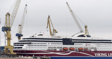 The ferry M/S Viking Grace belonging to Finnish cruise company Viking Line. (Heikki Saukkomaa/AFP/Getty Images)