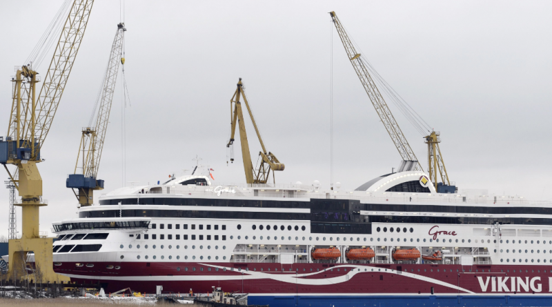 The ferry M/S Viking Grace belonging to Finnish cruise company Viking Line. (Heikki Saukkomaa/AFP/Getty Images)