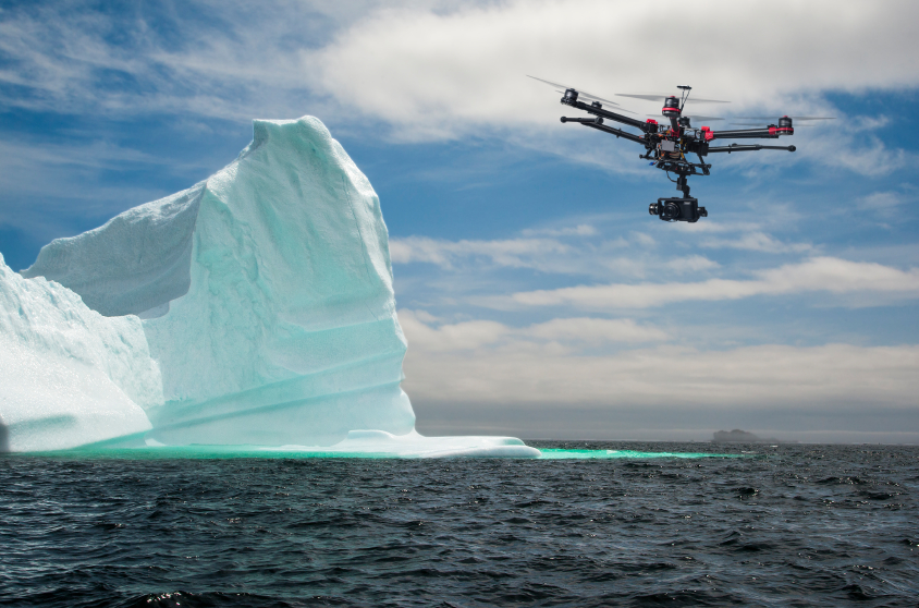 Tourists' use of UAVs at the Poles may lead to increased noise pollution, disturbances to wildlife and may interfere with scientific work in the Arctic and Antarctic. (iStock)