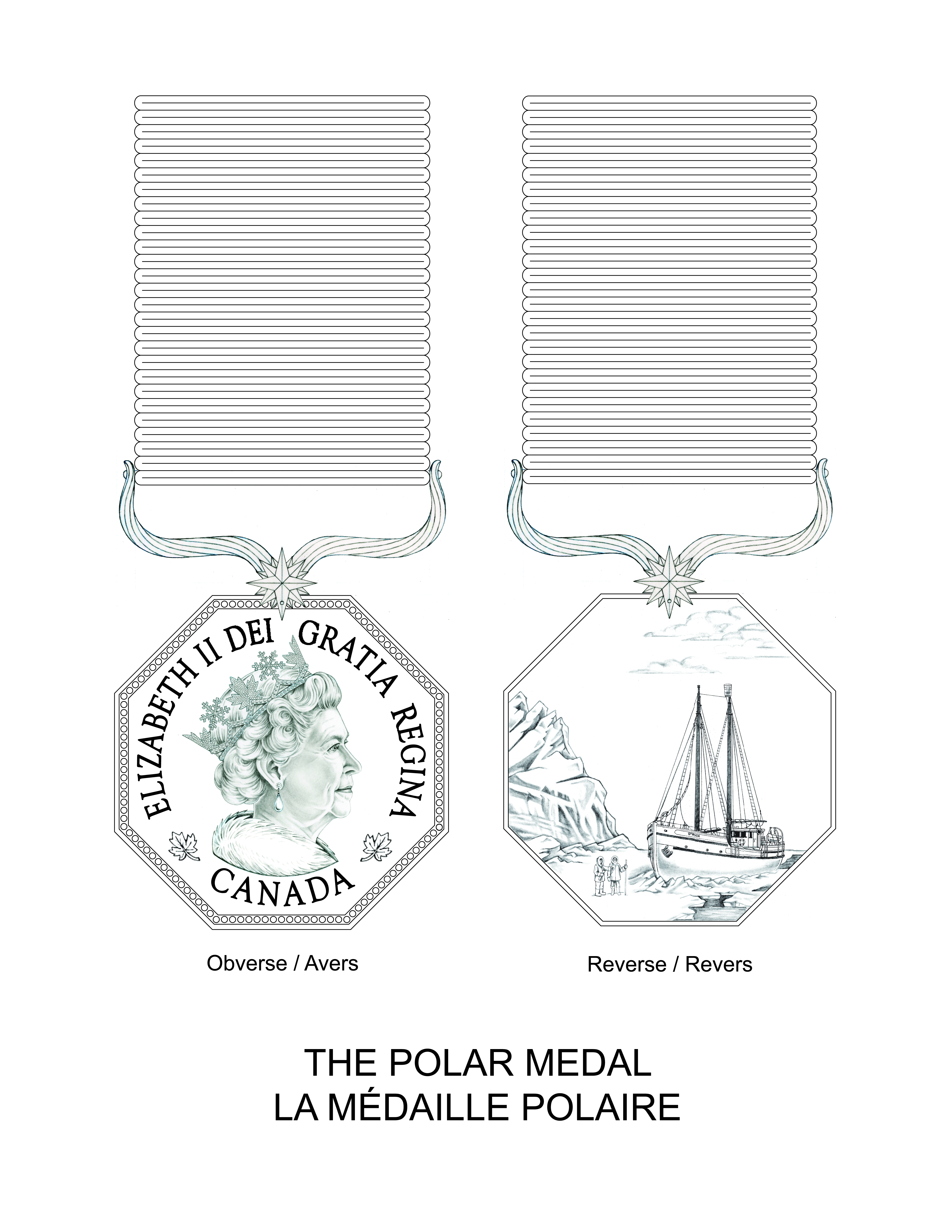 Canada's Polar Medal design. (Governor General of Canada)