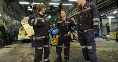 LKAB miners in Kiruna, Sweden. (BarentsObserver)