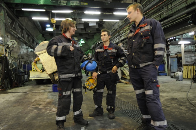 LKAB miners in Kiruna, Sweden. (BarentsObserver)