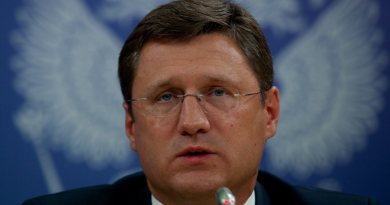 Russia’s Energy Minister Aleksander Novak in Moscow on Aug. 29, 2014. (Ivan Sekretarev/AP)