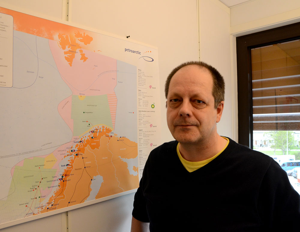 Rune Rautio believes China is interested in local port developments in Kirkenes and the projected railway line to Rovaniemi. (Atle Staalesen/Barents Observer)