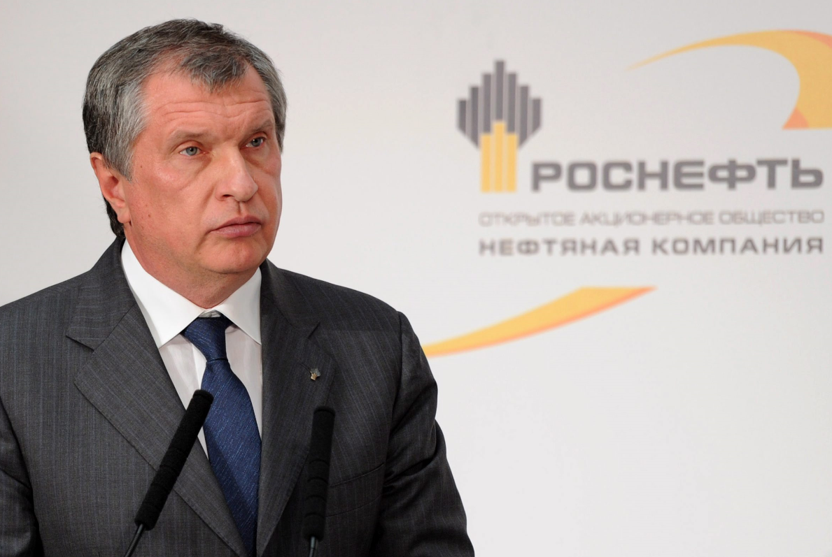 Igor Sechin, the CEO of state-controlled Russian oil company Rosneft, in October 2013. (Alexei Nikolsky/Presidential Press Service/AP Photo/RIA-Novosti)