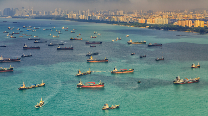 Cargo ships entering Singapore in 2014. What can other countries learn from Singapore's engagement with the Arctic? (iStock)