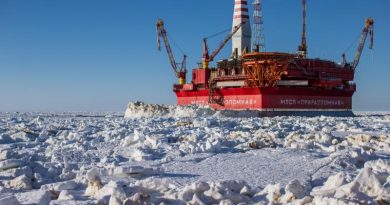 The Prirazlomnoye field is currently the only field on the Russian Arctic Shelf under development. (Gazprom Neft)
