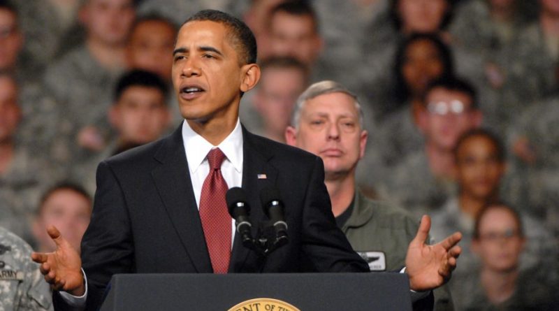 U.S. President Barack Obama made his first-ever visit to Alaska during a refueling stop at Elmendorf Air Force Base on his way to Asia on Thursday, November 12, 2009. (Bill Roth / Alaska Dispatch News)