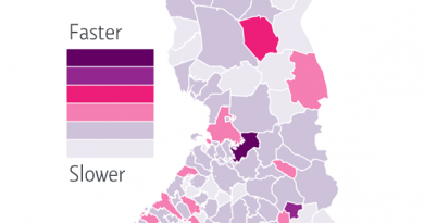 Fixed broadband uploads are fastest in Valtimo, Eastern Finland.(Yle Uutisgrafiikka)