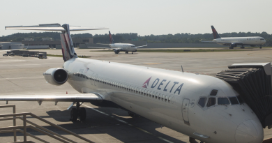 Delta Air Lines serves Anchorage, Juneau and Fairbanks and says it is reviewing its policies on transporting hunting trophies. (Andrew Caballero-Reynolds/AFP/Getty Images)