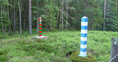 The border between Finland and Russia. (Yle)