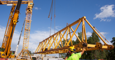 A construction site in Finland. The number of building companies seeking bankruptcies remains high, though it has declined by nearly 20% since last year. (iStock)