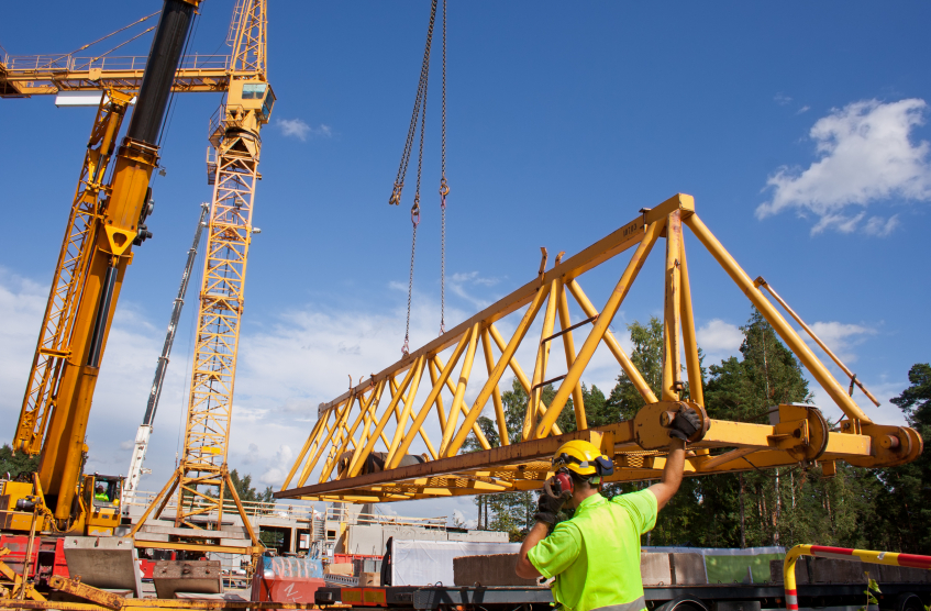 A construction site in Finland. The number of building companies seeking bankruptcies remains high, though it has declined by nearly 20% since last year. (iStock)