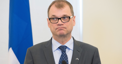 Finland's Prime Minister Juha Sipilä in June 2015. In an interview with the daily Finnish paper Keskisuomalainen, he said it's unlikely any new proposals for nuclear power plants would come up for consideration during the current government’s term in office.(Raigo Pajula/AFP/Getty Images)