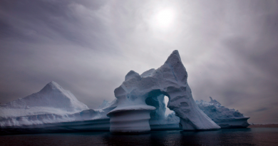 An iceberg off Ammassalik Island in Eastern Greenland. Denmark filed its claim with the UN Commission on the Limits of the Continental Shelf in December 2014. (John McConnico/File/AP)