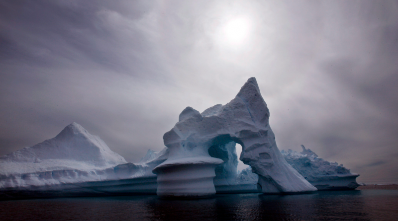 An iceberg off Ammassalik Island in Eastern Greenland. Denmark filed its claim with the UN Commission on the Limits of the Continental Shelf in December 2014. (John McConnico/File/AP)