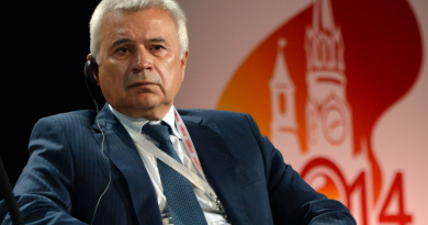 LUKoil president Vagit Alikperov, attends a plenary session of the World Petroleum Congress in Moscow, on June 16, 2014. (Vasily Maximov/AFP/Getty Images)