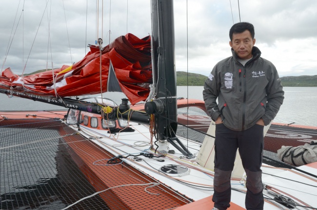 Guo Chuan intends to set records on the Northern Sea Route. (Atle Staalesen/Barents Observer)