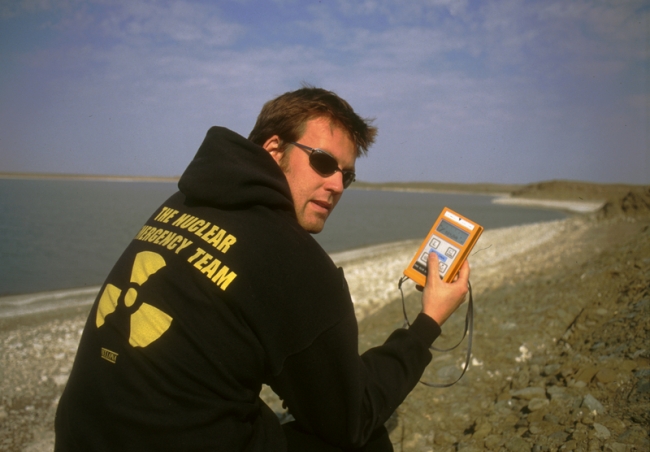 Nuclear Physicist Nils Bøhmer with the Bellona Foundation. (Thomas Nilsen/Barents Observrer)