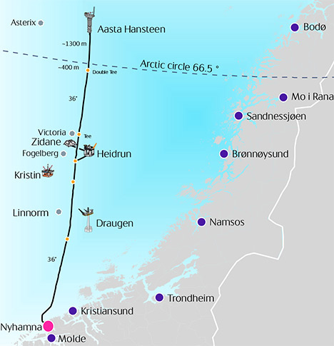 The Polarled Pipeline. (Statoil)
