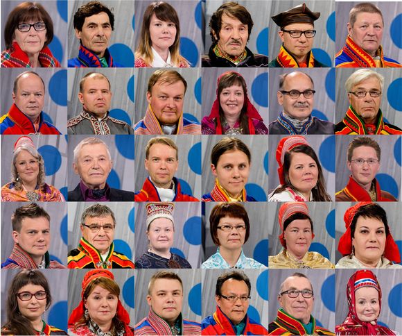 Candidates for the next Sámediggi. (Yle)