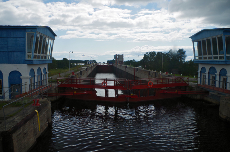 Locks on the White Sea-Baltic Canal. (Mia Bennett)