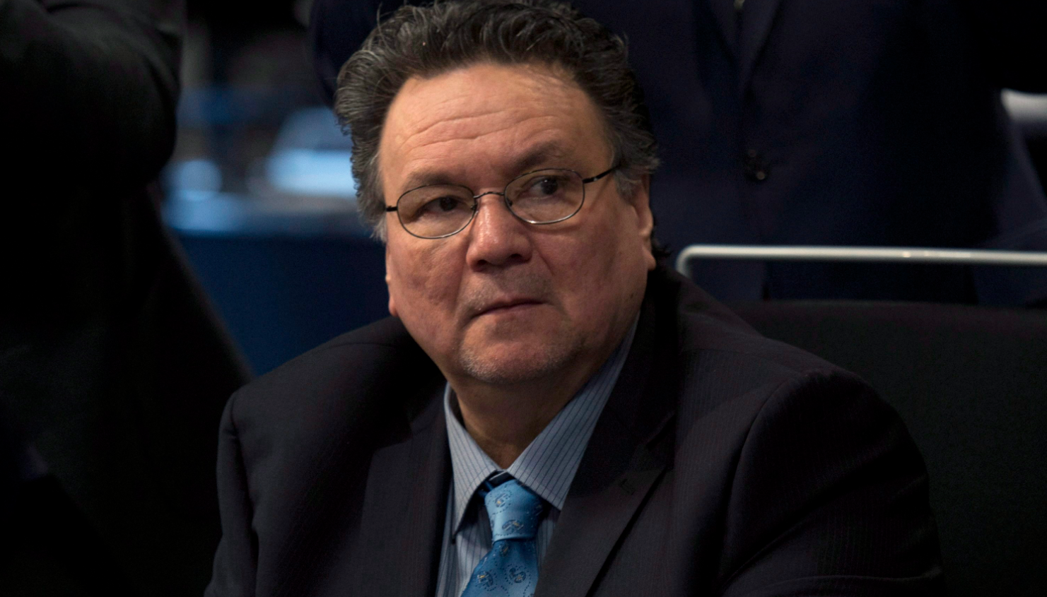 Nunavut Premier Peter Taptuna at the Canada premiers meeting on January 30, 2015. (Adrian Wyld/The Canadian Press)