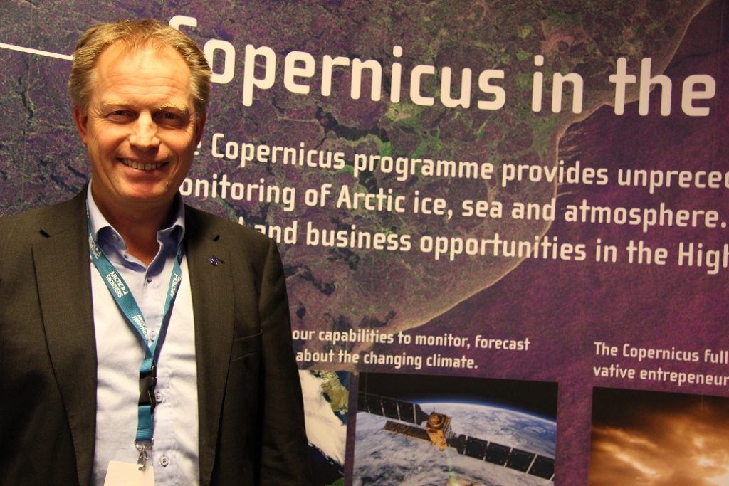 Pål Brekke, a senior adviser at the Norwegian Space Centre. (Eilis Quinn/ Eye on the Arctic)